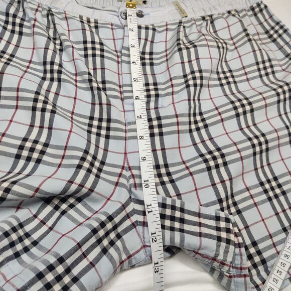 Burberry Men's Blue Nova Check Plaid Classic Cotton Boxers Tartan Plaid Large - Picture 9 of 11